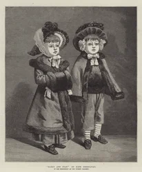 Darby und Joan, in der Ausstellung in der Dudley Gallery